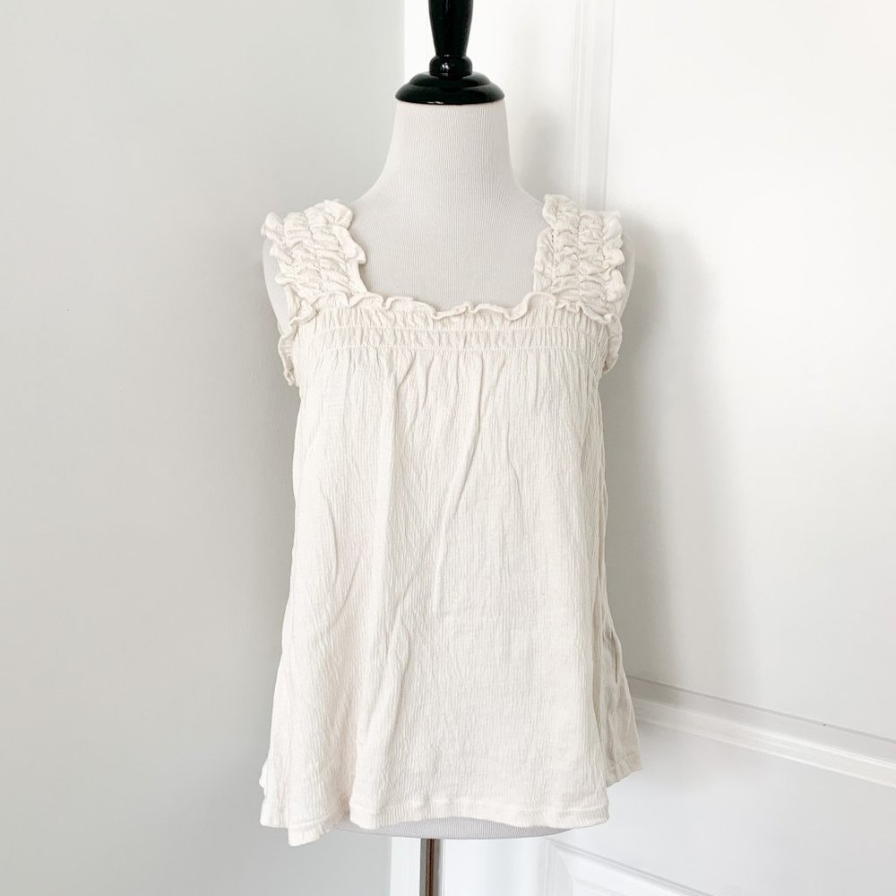 Madewell Smocked Flowy Top